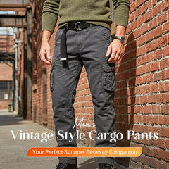 Icone™ ComfyCargo: Casual Multi-Pocket Cargo Behagelige Bukser Til Mænd
