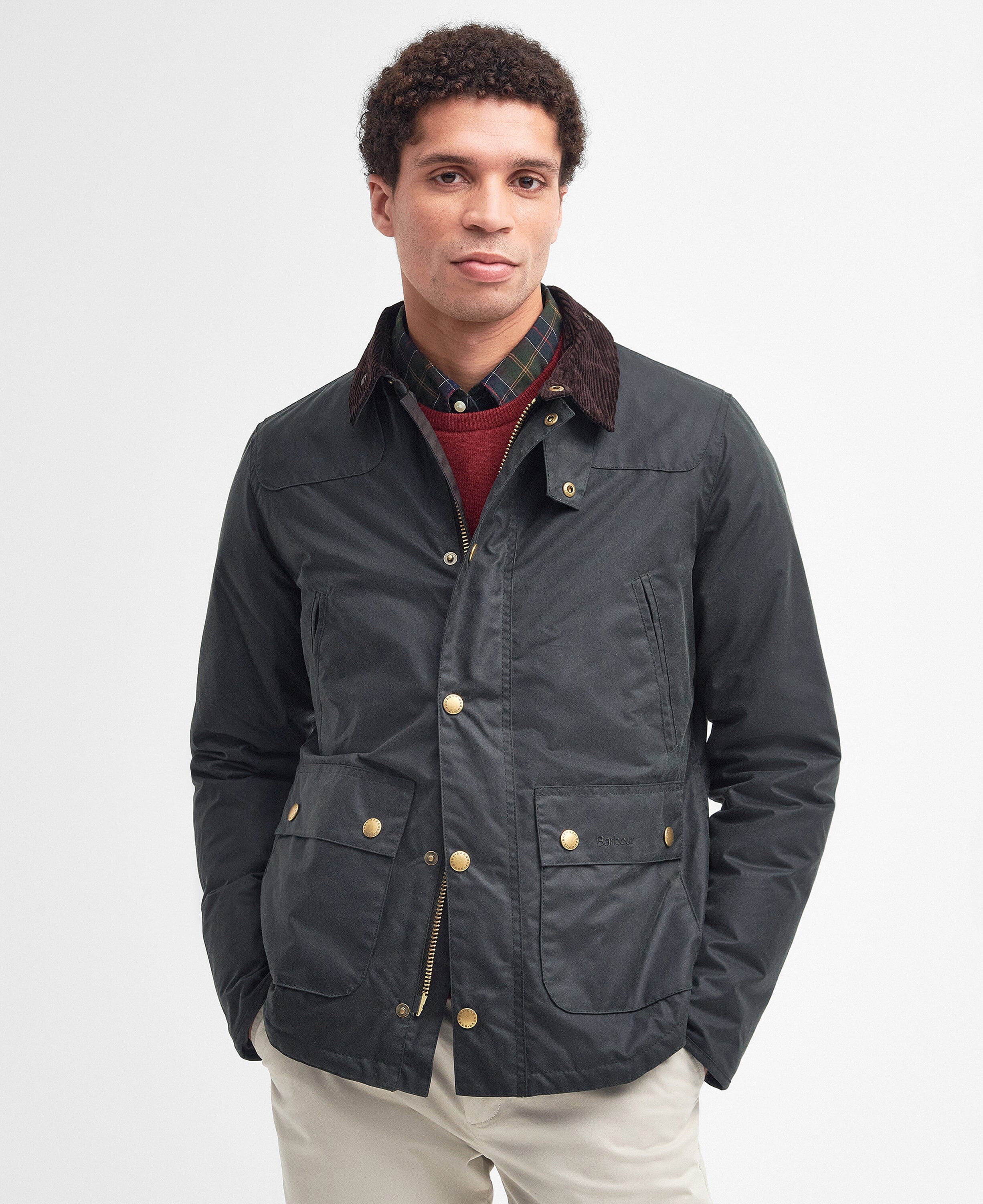 Barbour - Reelin Wachsjacke - Sage Jacken Barbour