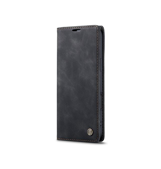 iPhone 18 Pro | iPhone 18 Pro - CaseMe™ Noble Læder Etui / Pung - Sort - DELUXECOVERS.DK