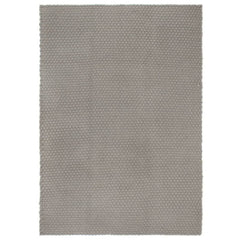 Teppe rektangulær grå 160x230 cm bomull