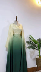 Ombre Grace Double Georgette Gown Set