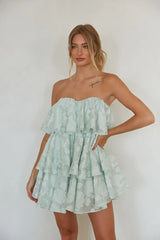 Masie Floral Babydoll Mini Dress