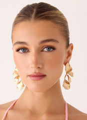 Bloomline Earrings - Gold