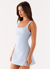 Caia Mini Dress - Blue