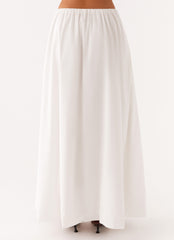 Cheryl Maxi Skirt - White