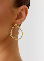 Cloudform Earrings - Gold
