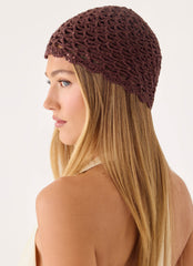 Coastal Muse Crochet Hat - Brown