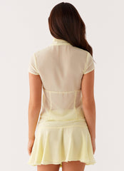 Colby Blouse - Lemon