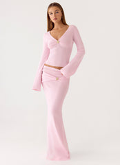 Colipso Maxi Skirt - Pink