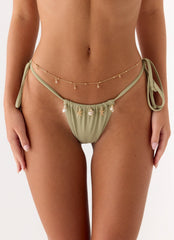 Crystal Haze Belly Chain - Gold