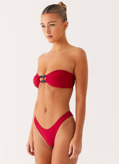 Cuba Bikini Bottoms - Fuchsia