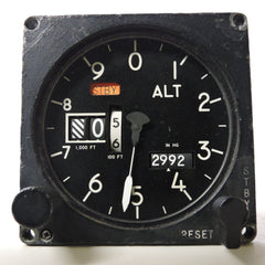 Altimeter, Type AAU 19A/A, Counter-Pointer, F4 Phantom II, F-100 Super Sabre, F-14 Tomcat