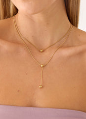 Dainty Girl Necklace - Gold