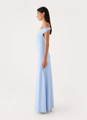 Diranda Off Shoulder Maxi Dress - Blue