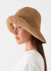 Dusk Flame Hat - Straw