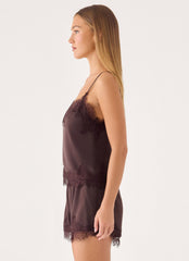 Ellora Cami Top - Chocolate