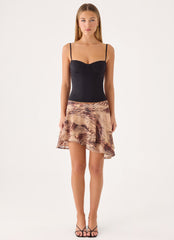 Gehrie Mini Skirt - Golden Tiger