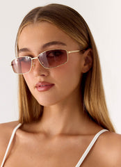 Golden Glow Sunglasses - Gold