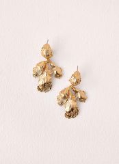 Golden Invite Earrings - Gold