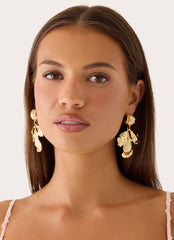 Golden Invite Earrings - Gold