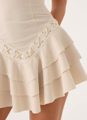 Heart Leigh Mini Dress - Beige