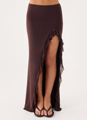 Joosal Maxi Skirt - Brown