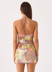 Just Right Mini Dress - Mystique Leopard