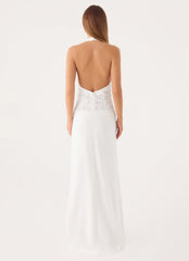 Lilas Maxi Dress - White