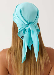 Lover Vibes Head Scarf - Aqua