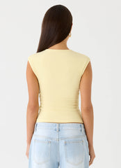 Luxie Top - Yellow