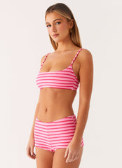 Mauritius Swim Short - Pink Stripe