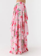 Melody Remedy Tiered Maxi Skirt - Petal Soleil