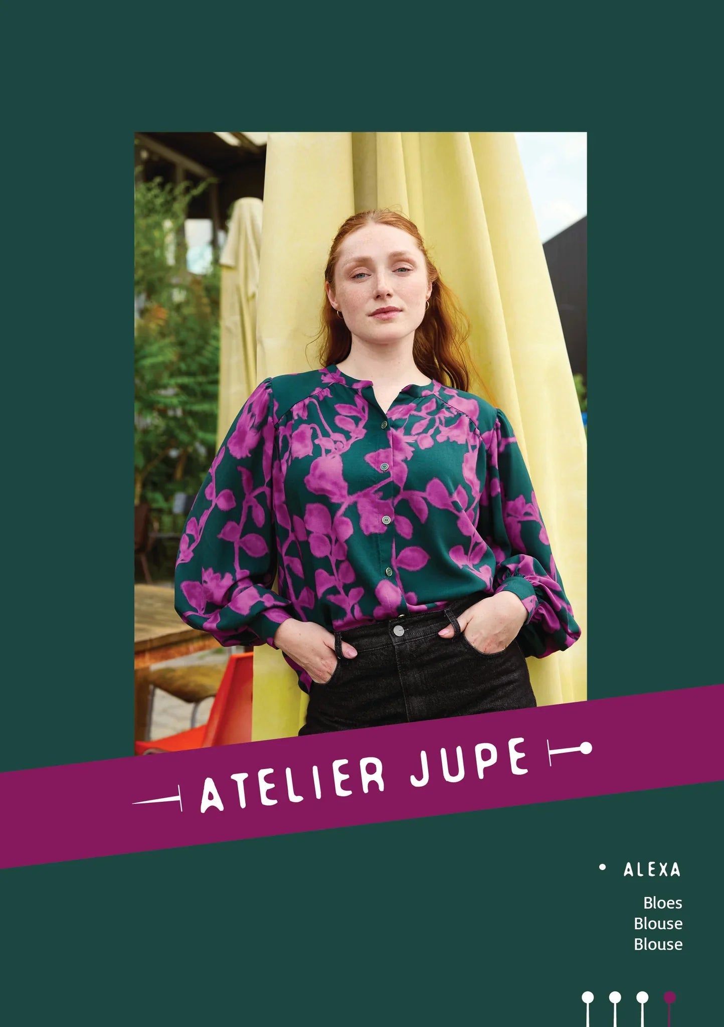 Papírový střih Alexa Blouse || Halenka
