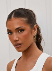 Fireside Gold Earrings - Gold