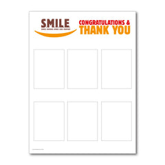 Large S.M.I.L.E. Crew Appreciation Poster - 30 In. x 40 In.