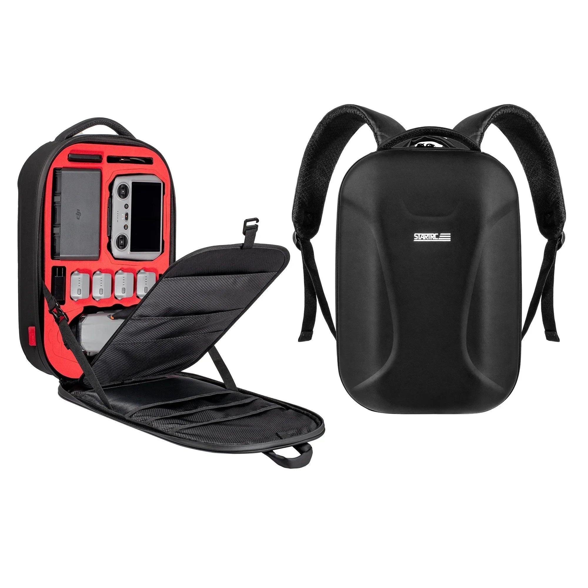 STARTRC M3 Backpack for DJI Mini 4 Pro/Mini 3/Air 3/Mavic 3 Pro | Hard Shell Waterproof EVA Storage Bag 450×300×180mm
