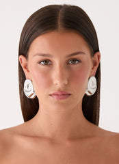 Silver Siren Earrings - Silver