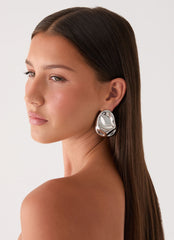 Silver Siren Earrings - Silver