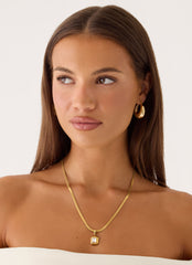 Soiree Charm Necklace - Gold