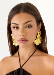 Spring Whisper Earrings - Gold