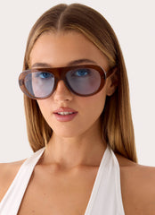 Sunburn Shades Sunglasses - Brown