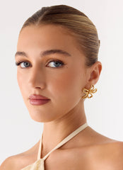 Sunpetal Earrings - Gold