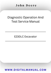 TM12729 - JOHN DEERE E230LC EXCAVATOR DIAGNOSTIC OPERATION AND TEST SERVICE MANUAL