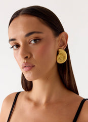 Tidebound Earrings - Gold