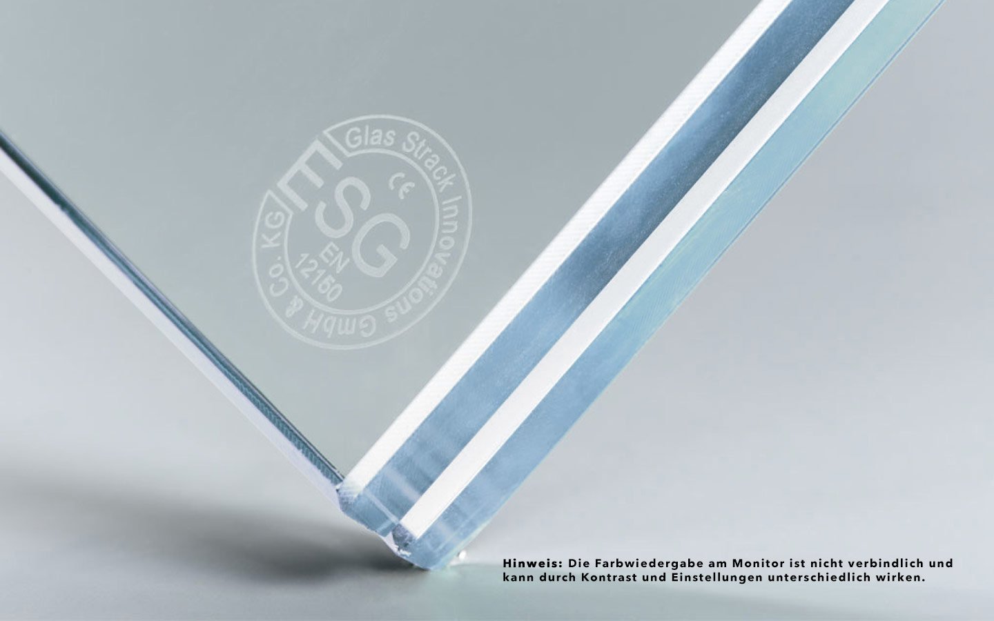 VSG aus ESG Glas 17,52mm Extra-Klar für Glas-Geländer