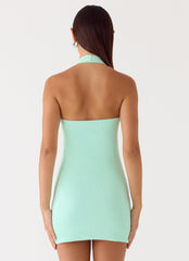 Vedetta Mini Dress - Aqua