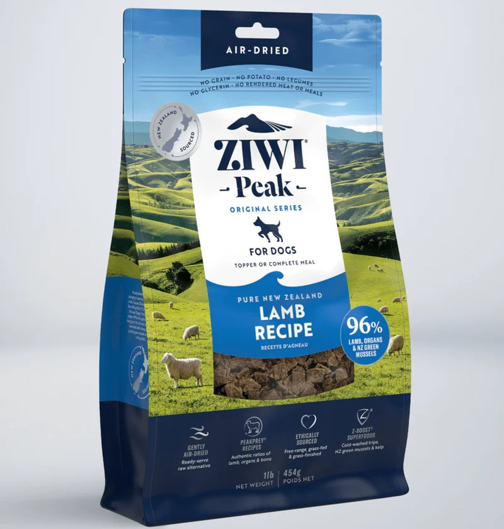 Ziwi Nourriture pour chiens séché à l'air - Agneau