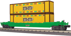 MTH Railking 30-76391 MARS - M&Ms husky stack intermodal car O SCALE Used Excellent