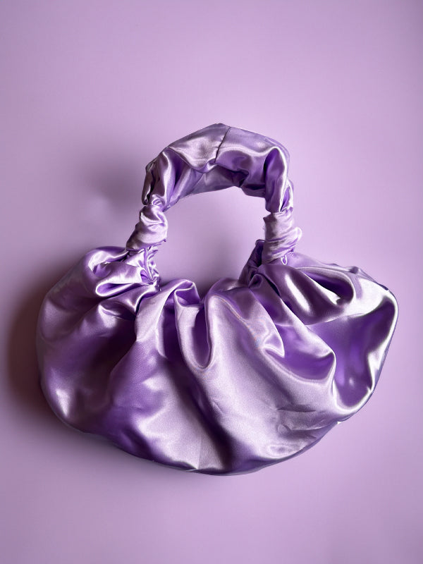 Knot Croissant Bag: Lilac