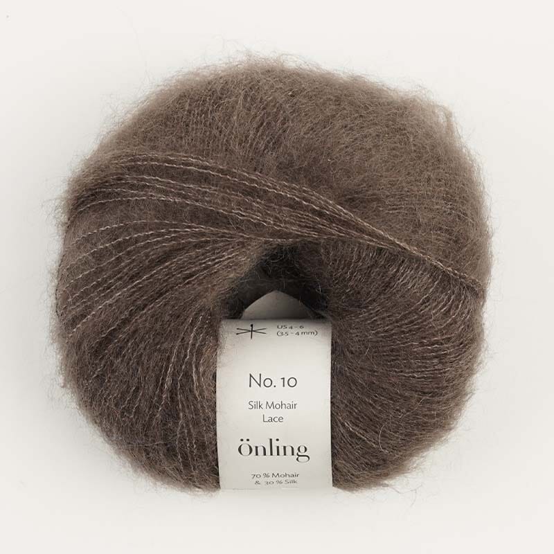Önling No 10 - silk mohair garn - Barkbrun (013)